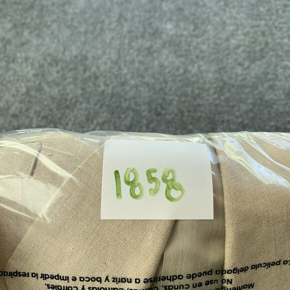 Casual Corner Blazer Womens 10 Beige 100% Linen Career Classic - Picture 11 of 11